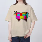 サトオの牛肉 部位 ドット絵 Oversized T-Shirt