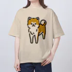 おもかわ〜おもしろい・かわいい専門店〜のなごむ〜秋田犬 Oversized T-Shirt