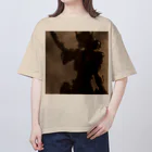 TakashiSのValkyrie Brown Oversized T-Shirt