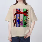 GENE-GENEのスリムボウファミリー オーバーサイズTシャツ