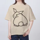 Lily bird（リリーバード）のシンプル！うさぎさん オーバーサイズTシャツ