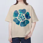 Good day Good day yeah!!!の水面の花 Oversized T-Shirt