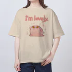 LusterAのアメフクラブリー オーバーサイズTシャツ