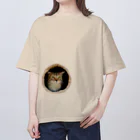 カレー屋　月夜のライオンの時空の窓からこんにちは。 Oversized T-Shirt