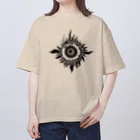 DrawgonのOuroboros Black Oversized T-Shirt