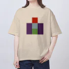 3×3 のドット絵のヒースレジャー - 3×3 のドット絵 オーバーサイズTシャツ