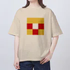 3×3 のドット絵の牛丼とカレー - 3×3 のドット絵 Oversized T-Shirt