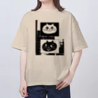 khakie shopの白まる　黒まる Oversized T-Shirt