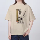 ari designのラーメンはのびる前に オーバーサイズTシャツ