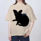 野口清村 / Noguchi Shimuraの撫で猫 オーバーサイズTシャツ