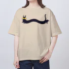 みやばたみよじのお店やさんのなが～～いねこ Oversized T-Shirt