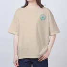 弐千円札サーバー 公式アカウントのなこれるむ海中鉄道ロゴマーク Oversized T-Shirt