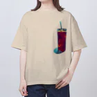 わらしゃんどのアイスコーヒー オーバーサイズTシャツ