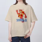 地を這うチョコレートおばけのエビダンス(もじあり) Oversized T-Shirt