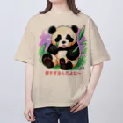 Magokoroの暑すぎるパンダ Oversized T-Shirt