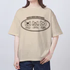 REDMOON_SAPPOROのNEKONEKO BROTHERS Oversized T-Shirt