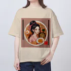 KIMONO GIRLS（キモノ ガールズ）のKIMONO GIRLS 華 ramen オーバーサイズTシャツ