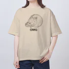 内野ツノガエルのバランスボールOMG オーバーサイズTシャツ