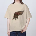 JapaneseArt Yui Shopの蓑亀 Oversized T-Shirt