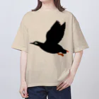 知床ウトロ海域環境保全協議会のケイマフリ Oversized T-Shirt