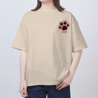 WebArtsの肉球をモチーフにしたオリジナルブランド「nikuQ」（猫タイプ）です Oversized T-Shirt