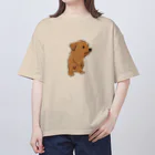 TOMOS-dogの二足歩行わんちゃん オーバーサイズTシャツ