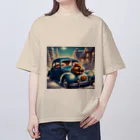 HiStory-jinのアーモンド好きのハムスターココちゃんの待ち伏せ Oversized T-Shirt