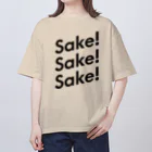 stereovisionのsake!sake!sake! オーバーサイズTシャツ