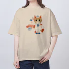 CATLESのCATLES ジャンティ・ザ・セーラーキャット Oversized T-Shirt