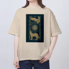 甘漏り屋の星月夜の狼梟 Oversized T-Shirt