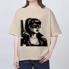 kangekiのサイバーパンクガールNo.8 Oversized T-Shirt