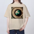 テフラんずの窓の外は宇宙 Oversized T-Shirt