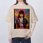 youhouの80's girls　No.2 オーバーサイズTシャツ