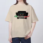 らっくりデザイン公謀のBeatogether sky sounds オーバーサイズTシャツ