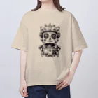 mirinconixのじっと見るガラクタくん Oversized T-Shirt