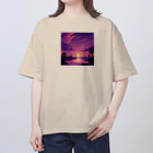 Hawk_portのP-chill! (Sunset) オーバーサイズTシャツ