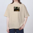 studio eizoの村人がミリタリーファッションに変身！ Oversized T-Shirt