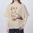 ムエックネの恋をした鳩 Oversized T-Shirt