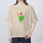 as-kumoのクリームソーダ❁⃘*.ﾟ猫入り Oversized T-Shirt