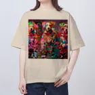 DOTS EMO JUICYのVintage Dogs Collection 01_C オーバーサイズTシャツ