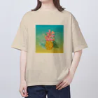 Tatsutaの珊瑚礁をまとったパイナップル Oversized T-Shirt