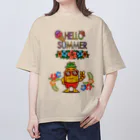 ivybloonの夏シリーズ　パイナップルおじさん Oversized T-Shirt