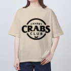 MatrixSphereのCRABBY CRABS CLUB シンプルロゴ オーバーサイズTシャツ