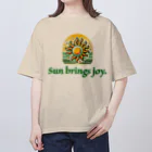 tora2216のSun San San 太陽 Oversized T-Shirt