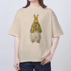 usaginooharikoのファッションモデルのウサギ Oversized T-Shirt