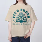 chataro123のFit & Fresh: Brush & Squat Oversized T-Shirt