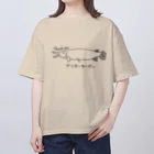 やきドレ手作り工房のアリガーターゲー Oversized T-Shirt