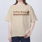 ぼちぼち商店 －SUZURI店－のがっつりコーヒー図鑑 Oversized T-Shirt