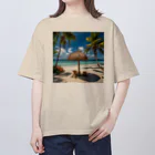 日本の風景 COOL JAPANの日本の風景:癒しの時間、Japanese scenery: Time of rest and relaxation Oversized T-Shirt