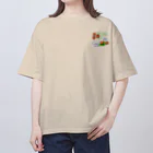 Lily bird（リリーバード）のホオズキ 水紋（和柄）その2 Oversized T-Shirt